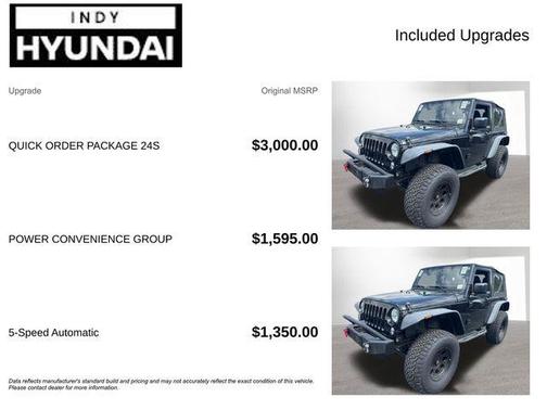 Black Clearcoat 2016 Jeep Wrangler Sport