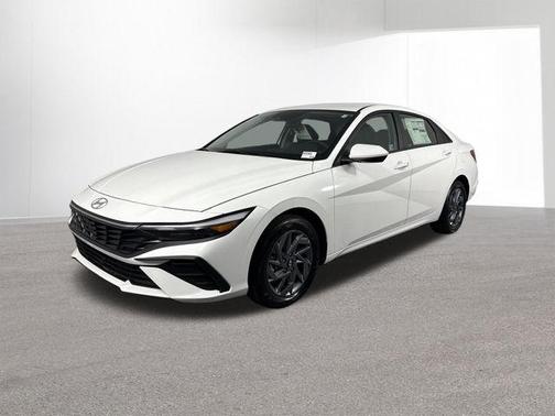 White 2025 Hyundai ELANTRA HEV Blue