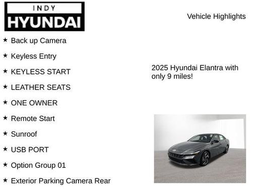 2025 Hyundai ELANTRA HEV SEL