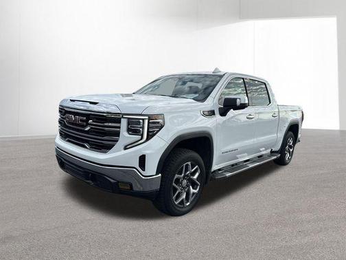 Summit White 2023 GMC Sierra 1500 SLT
