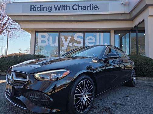 Black 2025 Mercedes-Benz C-Class C 300