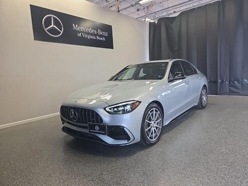 Cirrus Silver Metallic 2024 Mercedes-Benz AMG C 43 4MATIC
