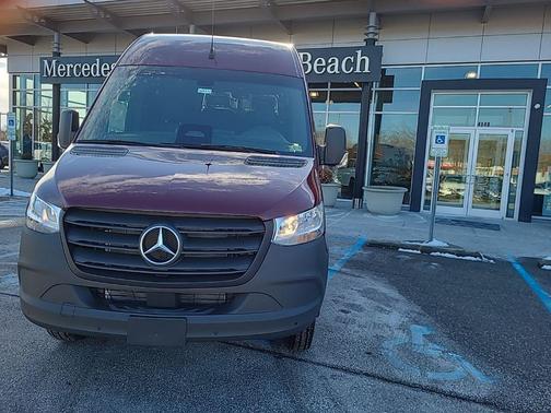 Velvet Red 2025 Mercedes-Benz Sprinter 3500XD Standard Roof