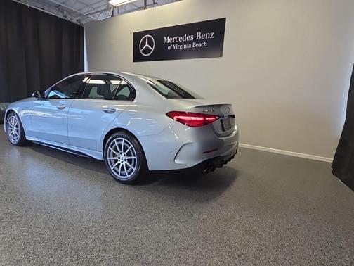 Cirrus Silver Metallic 2024 Mercedes-Benz AMG C 43 4MATIC