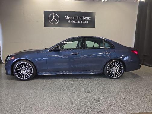 Twilight Blue Metallic 2024 Mercedes-Benz C-Class C 300 4MATIC