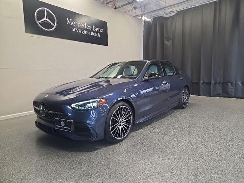 Twilight Blue Metallic 2024 Mercedes-Benz C-Class C 300 4MATIC