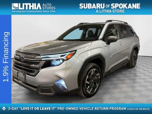 Ice Silver Metallic 2025 Subaru Forester Limited Hybrid
