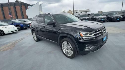 Black 2018 Volkswagen Atlas 3.6L SEL Premium