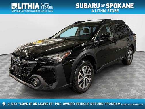 Crystal Black Silica 2023 Subaru Outback Premium