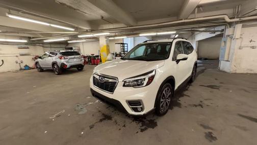 Crystal White Pearl 2021 Subaru Forester Limited