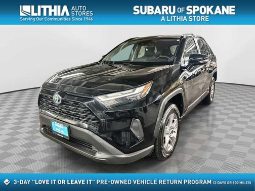 Midnight Black Metallic 2022 Toyota RAV4 Hybrid XLE