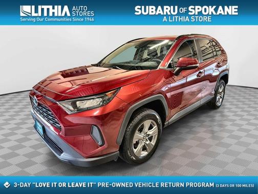 Ruby Flare Pearl 2022 Toyota RAV4 Hybrid LE