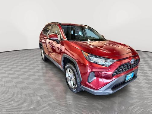 Ruby Flare Pearl 2022 Toyota RAV4 Hybrid LE
