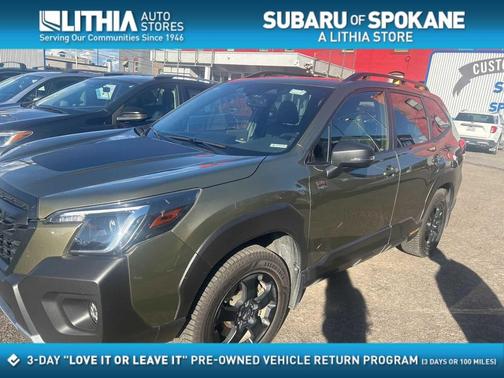 Autumn Green Metallic 2023 Subaru Forester Wilderness