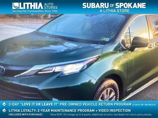 2021 Toyota Sienna XLE 7 Passenger
