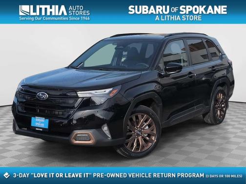 Crystal Black Silica 2026 Subaru Forester Sport