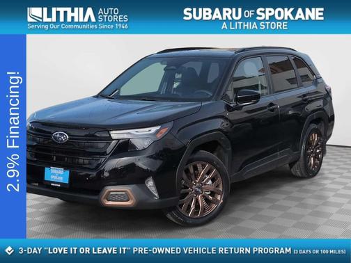 Crystal Black Silica 2026 Subaru Forester Sport