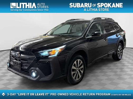 Crystal Black Silica 2023 Subaru Outback Premium