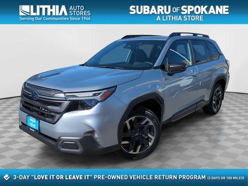 Ice Silver Metallic 2025 Subaru Forester Hybrid Limited