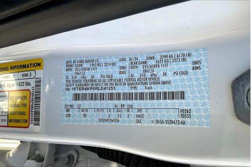 2024 Ford Ranger LARIAT