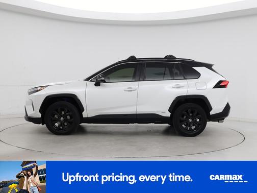 White 2023 Toyota RAV4 Hybrid XSE