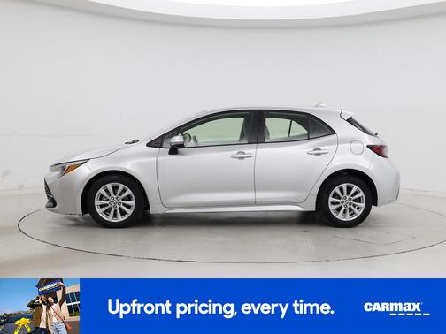 Silver 2023 Toyota Corolla Hatchback SE