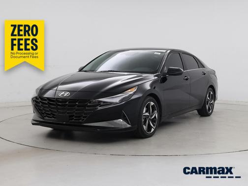Black 2022 Hyundai ELANTRA HEV Limited
