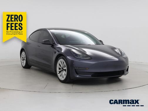 Silver 2021 Tesla Model 3 Standard Range Plus
