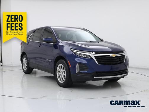 Blue 2022 Chevrolet Equinox LT