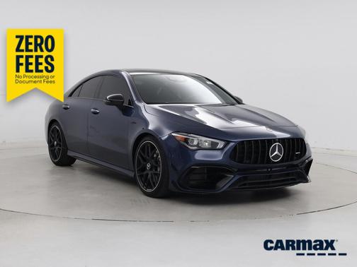 Blue 2022 Mercedes-Benz AMG CLA 45