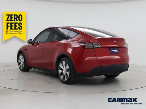 Red 2023 Tesla Model Y Long Range
