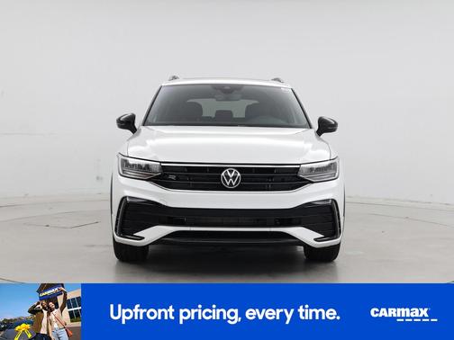 White 2023 Volkswagen Tiguan SE R-Line Black