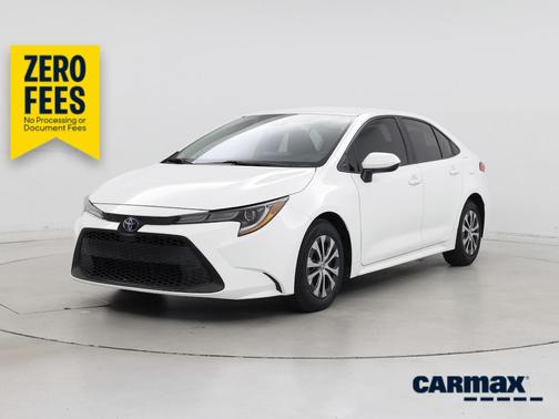 White 2022 Toyota Corolla Hybrid LE