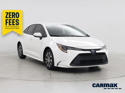 White 2022 Toyota Corolla Hybrid LE