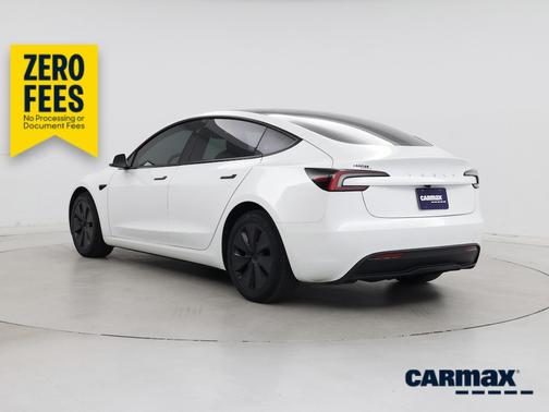White 2025 Tesla Model 3 Long Range