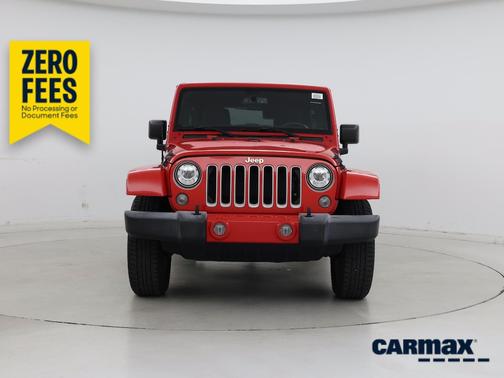 Red 2018 Jeep Wrangler Unlimited Sahara