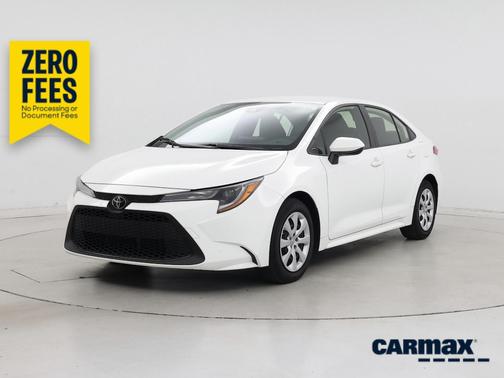 White 2022 Toyota Corolla LE