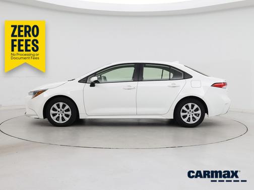 White 2022 Toyota Corolla LE