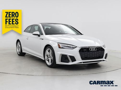 White 2021 Audi A5 S-Line Premium Plus
