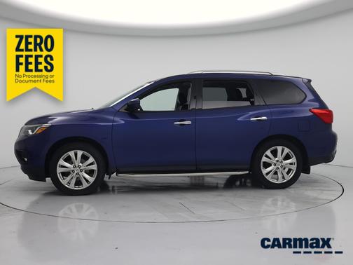 Blue 2019 Nissan Pathfinder SL