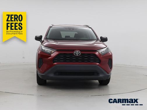 Red 2019 Toyota RAV4 LE