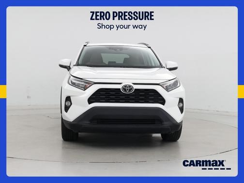 White 2019 Toyota RAV4 XLE Premium