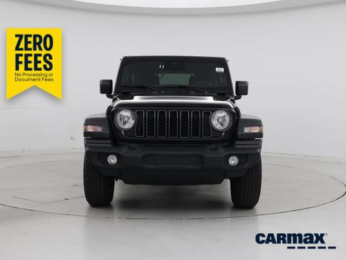 Black 2025 Jeep Wrangler Sport S