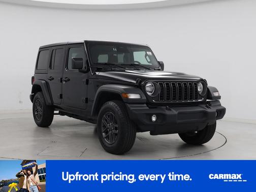 Black 2025 Jeep Wrangler Sport S