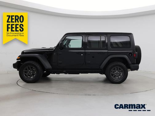 Black 2025 Jeep Wrangler Sport S