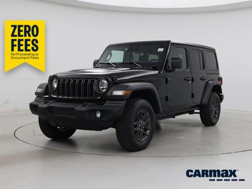 Black 2025 Jeep Wrangler Sport S