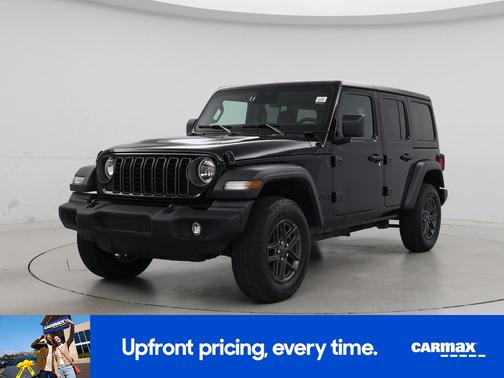 Black 2025 Jeep Wrangler Sport S