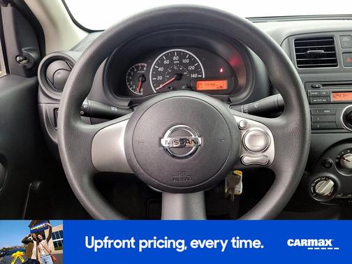 Red 2014 Nissan Versa S Plus