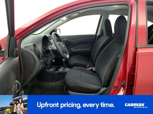 Red 2014 Nissan Versa S Plus