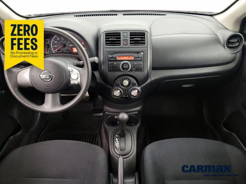 Red 2014 Nissan Versa S Plus